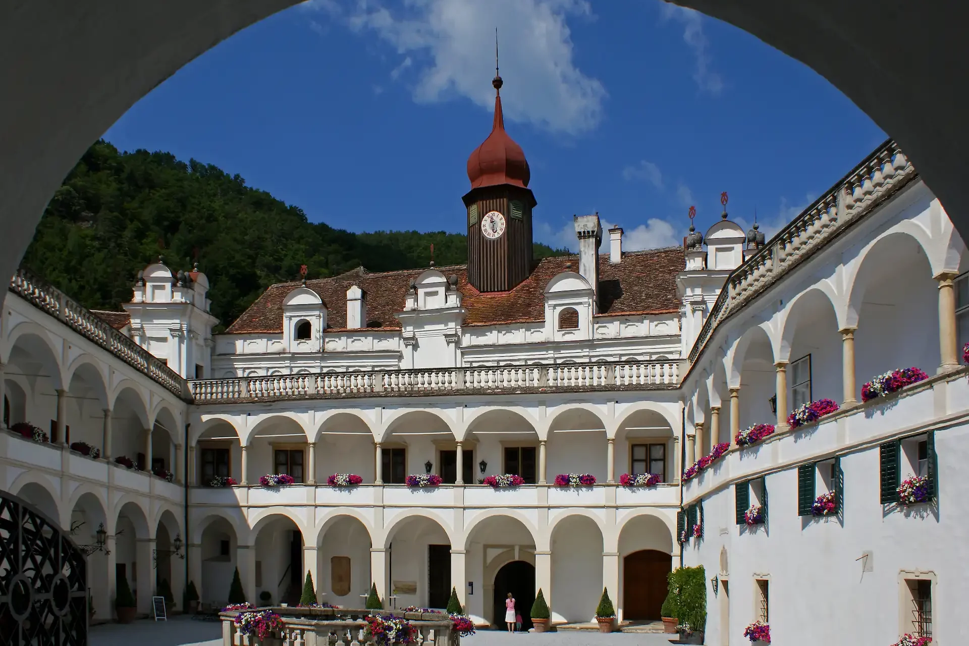 Schloss-Herberstein-Innenhof